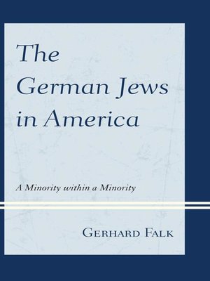 cover image of The German Jews in America